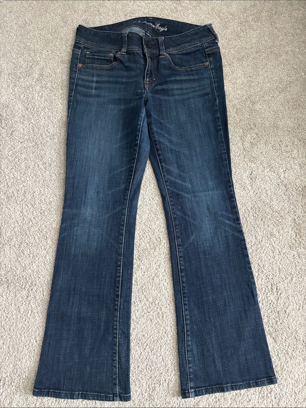 American Eagle Outfitters Dark Blue Flare Jeans